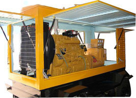 海勃湾移动电站(移动柴油发电机组) 海勃湾移动电站(移动柴油发电机组)